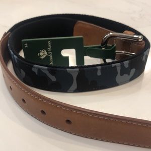 Donald Ross Camo Print Surcingle Belt